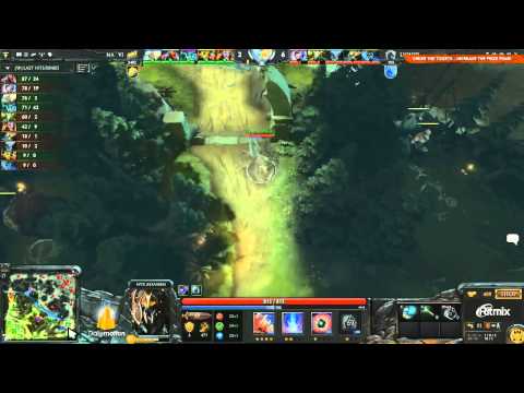 Na'Vi vs Team Liquid Game 2 DOTA 2 Champions League (TobiWan & Clairvoyance English)