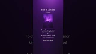 Born of Darkness