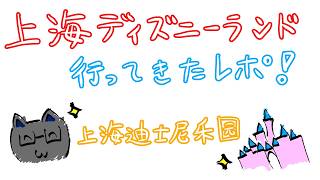 【レポ雑談】上海ディズニーランド、行ってきたよ！/ 我去上海迪士尼乐园玩了！