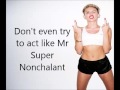 Miley Cyrus- FU (feat. French Montana) (Lyrics ...