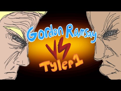 Gordon Ramsay vs Tyler1 Fight Scene (Animation)