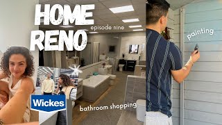 come bathroom shopping with us🛁  Budget Bathroom renovation | home reno #9