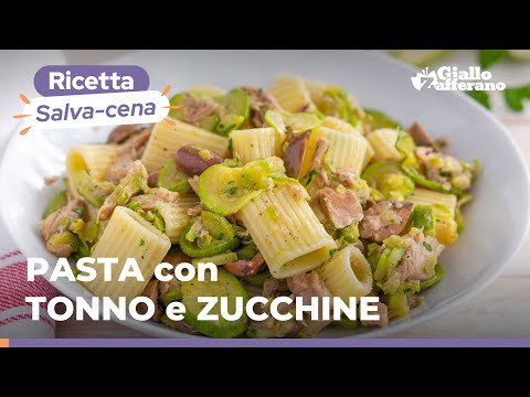 PASTA con TONNO e ZUCCHINE: la ricetta salva-cena pronta in pochi minuti!😋🌿🐟