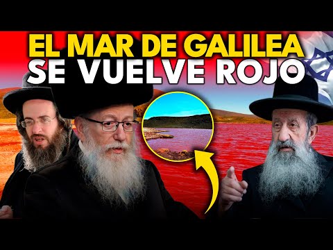 MAR DE GALILEA SE VUELVE ROJO... RABINOS LO VEN COMO UNA SEÑAL PROFÉTICA