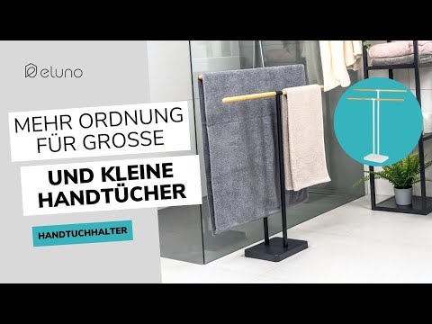 Handtuchhalter 93103 Schwarz - Metall - 69 x 79 x 18 cm