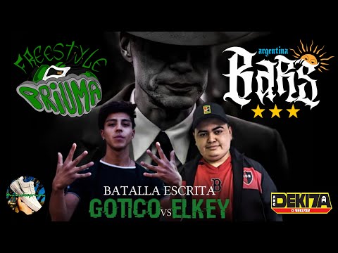 GOTICO vs ELKEY // PRIUMA FREESTYLE x BARS ARGENTINA #potrero // BATALLAS ESCRITAS