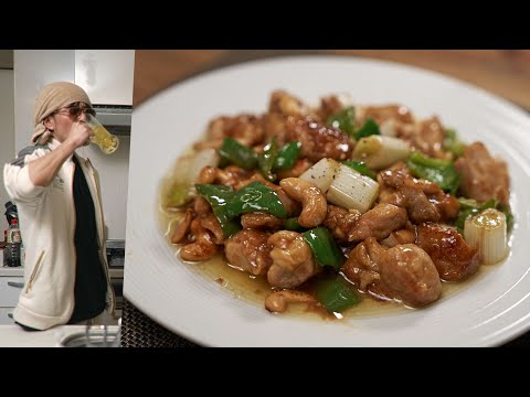 鶏とピーマンのカシューナッツ炒め