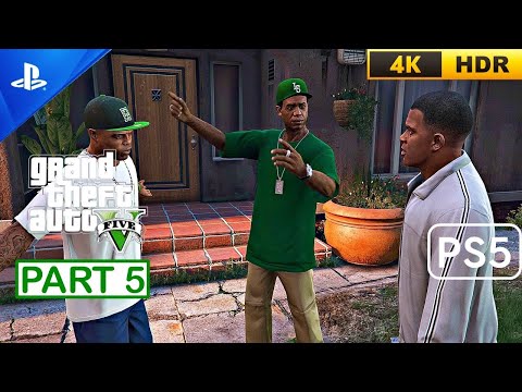 GTA V PS5 - Gameplay Walkthrough (60FPS 4K HDR) Part 5 No Commentary