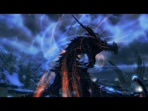 Ultimate Skyrim - High Level mage vs Alduin