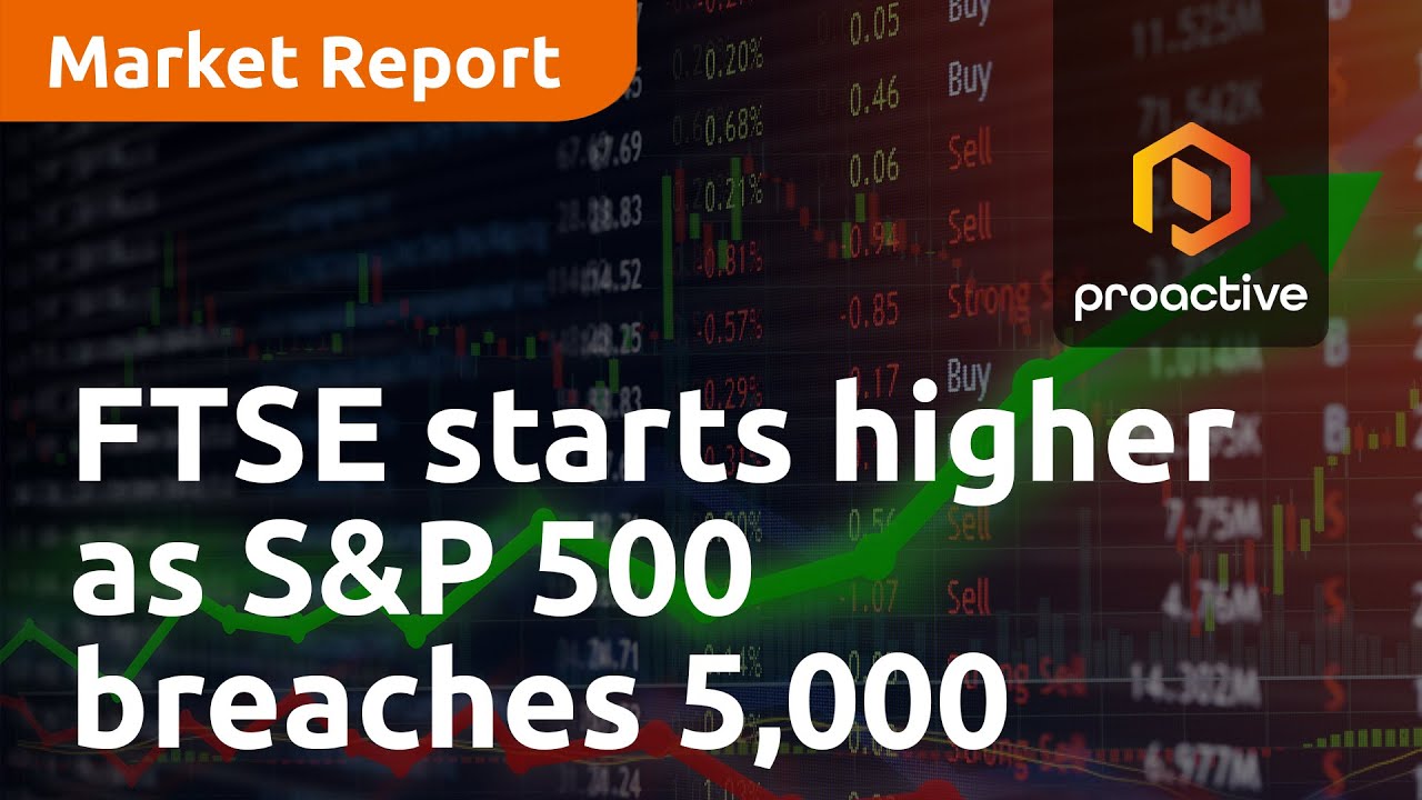 FTSE starts higher as S&P 500 breaches 5,000; Tesco strikes deal with Barclays - Market Report