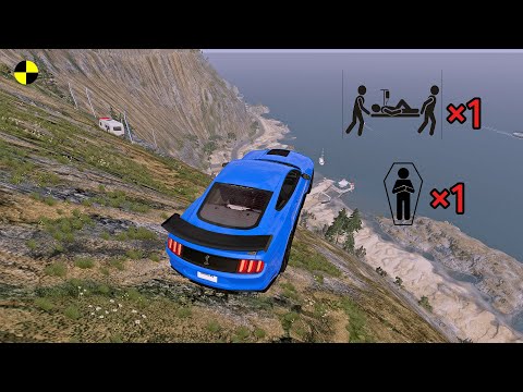 Realistic High-Speed Car Crashes in BeamNG.drive #87 | Ultra Detailed Crash Compilation