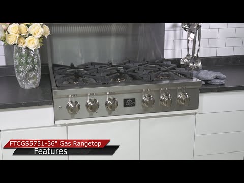 Forno FCTGS5751-36 - 36″ Gas Rangetop (Cooktop)