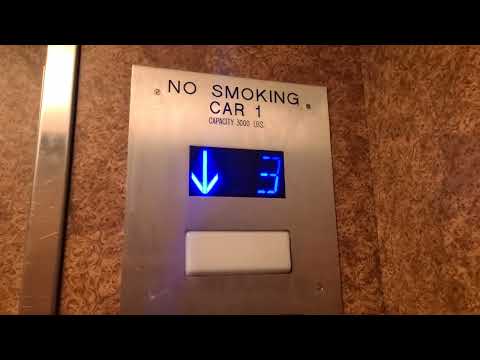 Modernized 1972 Westinghouse Hydraulic Elevator at Macy's Westfield UTC San Diego, CA