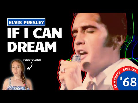Voice Teacher Reacts to If I Can Dream by Elvis Presley ('68 Comeback Special)