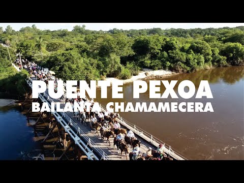BAILANTA CHAMAMECERA EN PUENTE PEXOA,CORRIENTES.