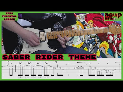Saber Rider Theme || Guitar Tab || Tutorial || Lesson