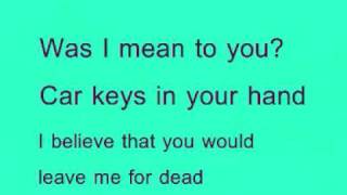 Nickelback - Another Hole In The Head (lyrics)