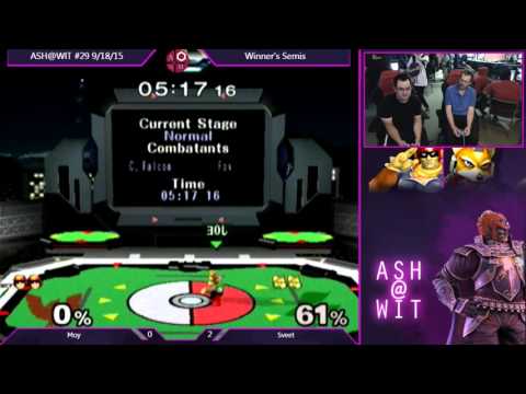 Moy (Falcon) vs Sveet (Fox)- ASH@WIT #29 Melee Winner's Semis