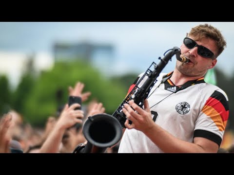 German Fans' Saxophone show!🎷⚽ #euro2024 #stuttgart #freedfromdesire #migente