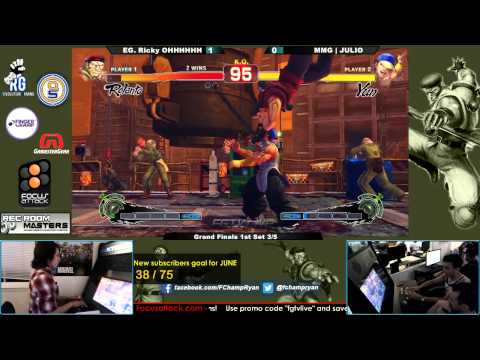 EG.Ricky Ortiz (Rolento) vs MMG Julio (Yun) FGTV USF4 GRAND FINALS
