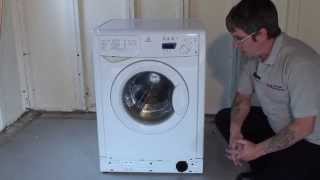 How to clean & replace the filter on a Washing Machine (Indesit)