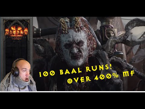 Diablo 2 Resurrected - Over 400% MF 100 Baal runs is it worth it? Tips and tricks