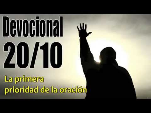La primera prioridad de la oración. Devocional John Piper solid joys 20/10
