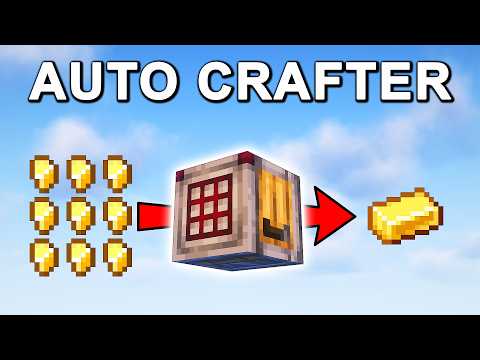 Easiest AUTOMATIC Crafter in Minecraft 1.21+ (Tutorial)