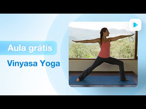 Aula de yoga para iniciantes- vinyasa yoga | Fernanda Cunha