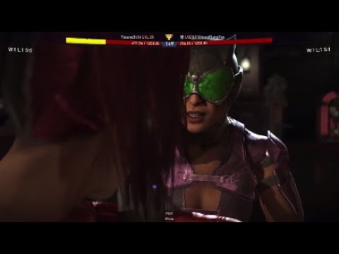 Injustice 2 - Harley Quinn VS Catwoman, Firestorm - Player match sets #3