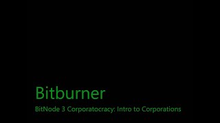 BitNode 3 Corporatocracy: Intro to Corporations | Bitburner - A programming-based incremental game