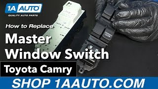 How to Replace Master Window Switch 06-11 Toyota Camry