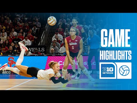 Nebraska at USC | HIGHLIGHTS | Big Ten Volleyball | 11/16/2025