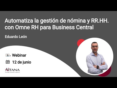 Automatiza la gesti�n de n�mina y RR.HH. con Omne RH para Business Central