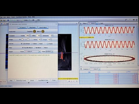 Simple Pendulum Using Tracker Software