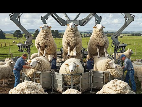 1.3 Billion Sheep Are Being Transported And Processed This Way - Sheep Farming Documentary
