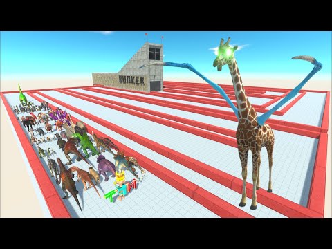 ESCAPE FROM ALIEN GIRAFFE #3 - ARBS - Animal Revolt Battle Simulator