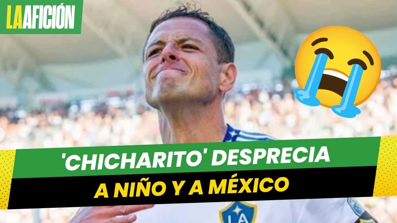 'Chicharito' Hernández rechaza firmar bandera de México y la tira; video causa polémica