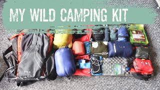 WHATS IN MY PACK | WILD CAMPING KIT UK | LIGHTWEIGHT BACKPACKING KIT