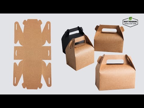 Easy fold brown and black Kraft glabe boxes candy favor gift packaging box
