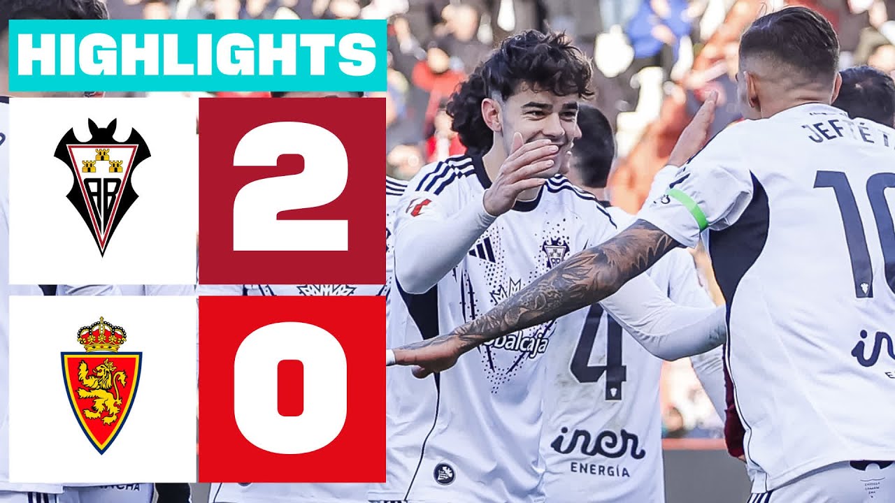 Albacete Balompié vs Real Zaragoza Highlights