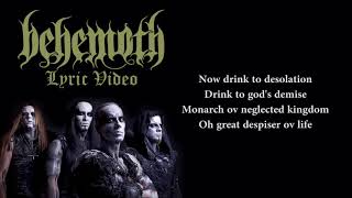 Behemoth - He Who Breeds Pestilence (LYRICS / LYRIC VIDEO)