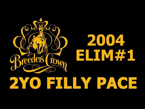 2004 Breeders Crown Elim#1 - Savannah Sky - 2YO Filly Pace
