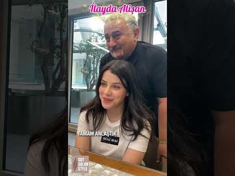 İlayda Alişan | Sabit Akkaya  #ilaydaalişan #ilaydaalisan  #kuaför #hairstylist #magazin #keşfet