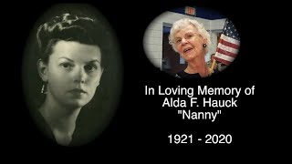The Funeral of Alda F. Nanny Hauck | 1921 - 2020