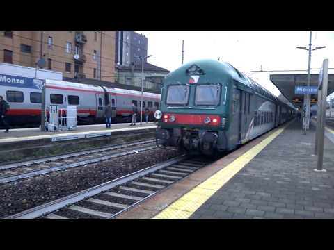 E464 076 XMPR+7 2 piani Trenord - Monza - 02/11/2018