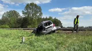 Wideo1: Wypadek na przeje�dzie w Strzy�ewicach