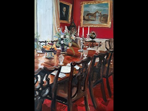 Thumbnail of The red dining room