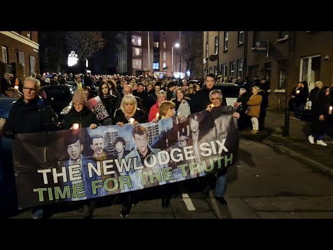 New Lodge Six massacre retold at 50th anniversary candlelight commemoration.