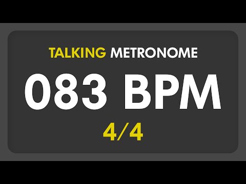 83 BPM - Talking Metronome (4/4)